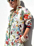 Women's New Printed Set Casual Trouser Shirt Fashion Top