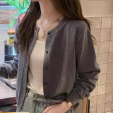 Jersey Jacket Autumn Dress Women 2025 New External Feeling Early Autumn Sweater Loose