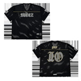 Web English AEEEZ Jersey Digital V-Neck T-Shirt Fashion Street Men And Women Leisure Sports Short