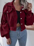 Wind Autumn And Winter Lantern Long-Sleeved Wick Casual Short Coat Jacket Exploding Women's