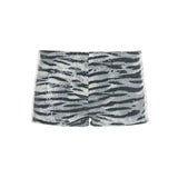 Cloth Forget Black Squins Low-Waisted Ass Elastic Hot Pants Hot Babes Repair Bundy Dance Personality Super