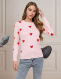 And Winter New Valentine's Day Sweater Women's Design Love To The Girl With The Collar Knitted