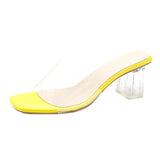 Spring And Summer New Seaside Vacation Coarse And Transparent Sandals Female Fairy Breeze Cool Drag Lady