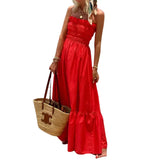 Spot Spring 2025 New Ladies Fashion Strapless Bohemian Holiday