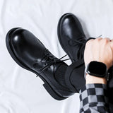 Zingj Spring And Autumn Business Casual Leather Shoes Male Soft Leather British Overalls Big Head Handmade Single Shoes