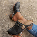 New 2025 Baotou Slope And Women's Cool Drag Large-Size Hollow Sandals Women's
