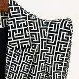 New Star Personality Tucked Geometric Pattern Of A Buckle Suit