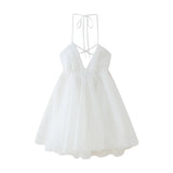 Women's Summer New French Holiday Windy V-Necked Sling