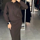 Women's Clothing In Autumn 2025 New Hoodie Fashion Casual Casual Skirt
