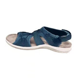 Sandals Summer Beach Shoes Round Head Breathable Casual Sandals Large Flat Beach