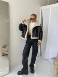Retro Motorcycle Jacket-Outfit