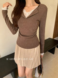 Xixi 2025 Autumn White Label New Temperament High-Collar Lace Bottom-Up Lady 100 Top Women