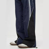 Zingj Casual Sports Pants Female Summer Thin Straight Tube Wide Legs Loose Versatile Speed Dry Overalls Red