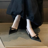 Black Temperament High-Heeled Sandals And Fairy Shoes 2025 New Spring And Summer French Dress Single