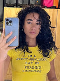 Spring And Summer 2024 New Ins Wind Street Trendy People Round Collar Short-Sleeved Letter Printing T-Shirt Direct