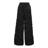 2023 Summer Women's New Fashion Street Pat High Waist Raised Hips Loose Trousers With Casual