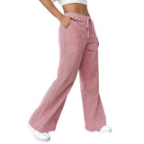New Striped Trousers Casual Street Fashion Loose Broad-Legged