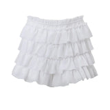 Zingj 2023 New French Square Collar Knit With Cardigan Long Sleeve Top Fashion Temperament Cake Short Skirt
