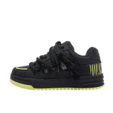 Shoes Destruction Series Street Small Black Shoes Men And Women The Same Couple Shoes Bread Shoes Fashion Shoes Men's