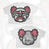 T-Shirt Hip-Hop Fun Cartoon Pattern Printing Oversized T-Shirt Original Gothic Cotton Short