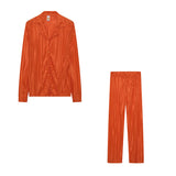 Women's Clothing Hot Burst Sexy Pressure Folds Loose Leisure Multi-Color