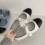 Fragrant Wind Comfortable Bow Flat Bottom Mary Precious Shoes In Spring 2025 New Light Mouth Soft Ballet
