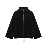 Explosion Women's Street Fashion With Loose Zipper