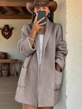 Sheintemu Autumn And Winter Western Wind Long Sleeve Collar Sweater