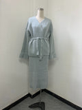 2025 New Southeast Asian Women's Knitted Sweater With A Dress Dress