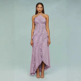 Waist Design Sling Dress Femininity Slimming Dress Seaside Holiday Island