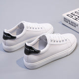 White Shoes Women 2025 Spring And Autumn New Female Shoes Students Flat Tide Shoes Spring And Autumn Sports Leisure