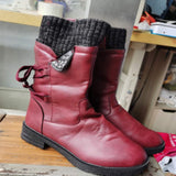 Autumn And Winter New Leisure Hairline Outlet Short Boots Women Flat Bottom Snow Boots Set Martin Women
