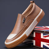 The Autumn Of 2025, The New Men's Shoes Trend Casual Men's Board Shoes Are Light And Easy-Wear Leather
