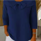 The New Autumn Of 2025, The French Thin Long-Sleeved Knitted Shirt Women's Early