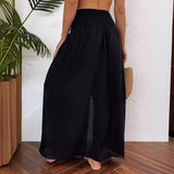 Ladies New Beach Cover Skirt Open Thighs