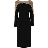 New Star Fashion Mesh Yarn Heavy Industry Nails And Diamonds In The Long Dress Small