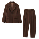 Women's INS Burst Series Short Skirt Pendited Suit Jacket + Trousers + Short Skirt