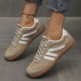 Shoes Women 2025 Autumn New Flat-Solt Sports Small White Shoes Retro Lace Casual