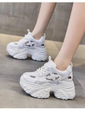 Thick Bottoms Raised Old Dad Shoes In The Autumn Of 2025 New Mesh Breathable Loose Cake Sports Casual