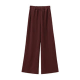 Fragrant Cotton Lint Neck Vest Set Of Women's Summer With Light Luxury High-End Trousers Two