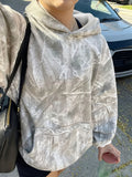 Autumn Women's Vintage Hoodie Hot Long-Sleeved Jungle Maple Branch Pattern 3D