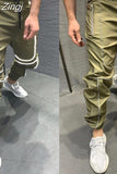 New Men Fashion Soft Shell Hiking Pants Waterproof Trousers Fall Winter Warm Fleece Lined Bottoms Reflective Night