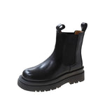 Boots Women's Spring And Autumn 2025 New Small Small Thick Bottom Smoke Boots Chelsea Boots Children's