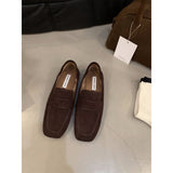 Retro Velvet Velvet Leopin Shoes Black Single Shoes Women's Shoes 2025 New Autumn And Winter Soft Soles Plus Velvet Small Leather