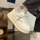 Korean Version Of Spring And Summer New Ins Tide Thick Bottom Comfort Height Wear-Resistant Leisure Sports Small White Shoes Women's