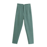 And Summer 2025 New Fashion Multi-Color Pendant High-Waisted Halon Casual Suit
