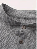 Men's Fashion Stand-Down Casual Long-Sleeved
