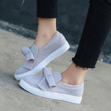 Lefu Shoes Women's Large Size 2025 Spring And Autumn Bows Shallow Mouth Single Shoes Thick Sole Casual Lazy Single