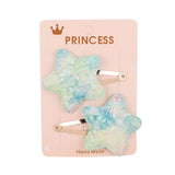 Glitter Cartoon Cartoon Love Heart Crown Hair Clips For Girls Handmade Hairpins Boutique Barrette Kids Hair
