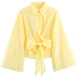 Women's Clothing Explosion Fashion Casual Collar Gold Buckle Dress Silk